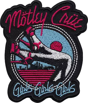 Patch - Motley Crue Girls Logo Rock Metal Music 1980s Band 3.5  Iron On #89210 • $9.99