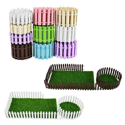 Dolls House Miniature 1:12TH Scale Mini Fence Garden DIY Building Accessories • $6.95