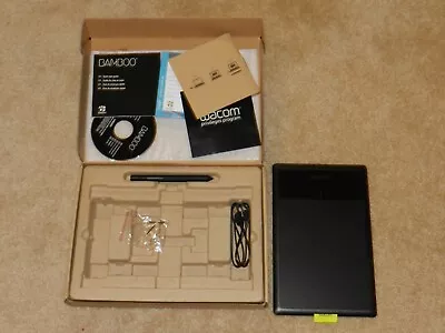 Wacom Bamboo Connect Pen USB Graphics Drawing Tablet Small CTL-470 W/ Pen • $47.81