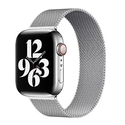 $8.34 • Buy Stainless Steel Mesh Loop Band For Apple Watch Ultra 8 7 6 5 4 SE 44/41/45/49mm