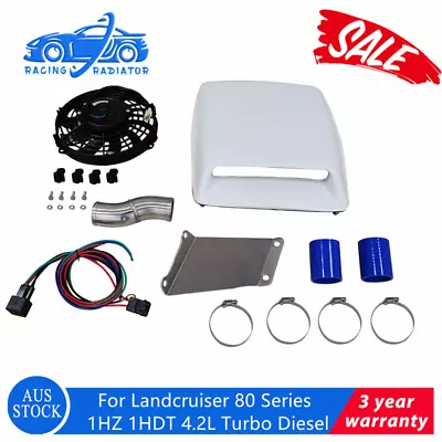 Top Mount Intercooler Kit For Toyota Landcruiser 80 100 105 Series 1HZ 1HDT/4.2L • $124