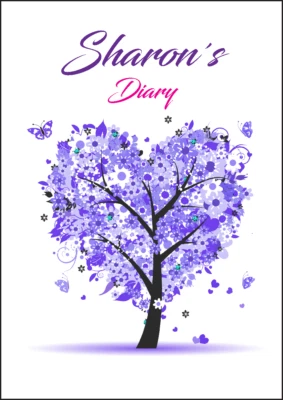 $22.95 • Buy 2023-2024 Financial Year Diary Personalised With Your Name Purple Tree A5 