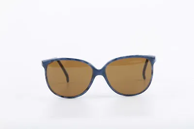 Rare Vintage Vuarnet 2467 Blue Sunglasses PX2000 Mineral Brown Lens • $129