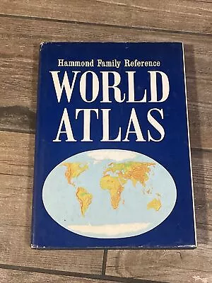 1966 Hammond's Family Reference World Atlas Book • $10