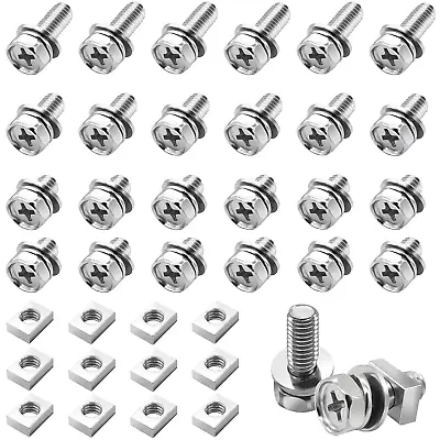 48 Pack Motorcycle Battery Terminal Bolts Screws Square Nuts Kit M6 X 10Mm 12Mm  • $10.80