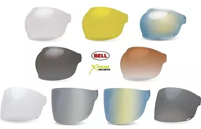 Bell Bullitt Shield Replacement Visor For Bullitt Helmet Bubble Flat Tinted • $39.95