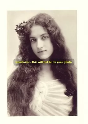 Mm199 - Stage Actress Beautiful Maude Fealy - Print 6x4 • $2.78