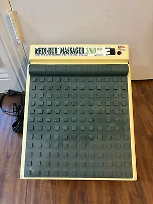 Medi Rub Massager 2000 Plus MR-3F 2 Speed Vibrating Foot Massager Tested Works • $75