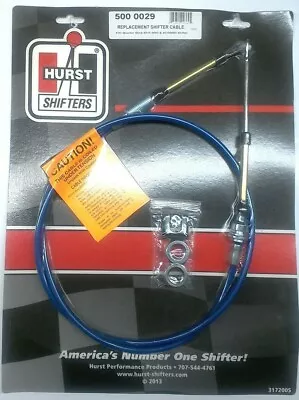 HURST 5000029 5ft Shifter Cable W/ Double Eyelet Ends For Quarter Stick • $99.99