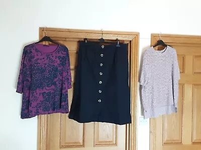 Bundle Of Ladies Clothes Size 20/22 Marks And Spencer Skirtjumper Top • £5