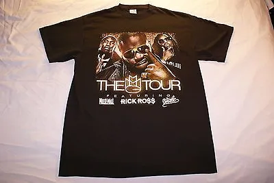 MMG 2012 Tour T-Shirt Featuring MeekMill Rick Ross Wale Size M Black • $25