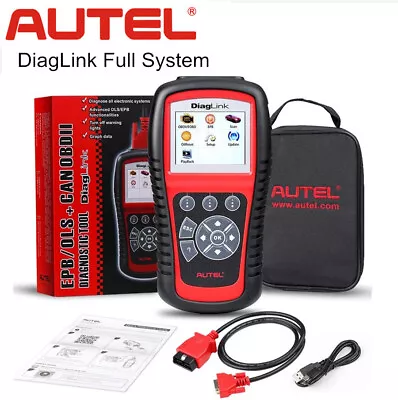 2024 Car All System Scanner Autel MaxiDiag Elite DiagLink OBD2 Diagnostic Reader • $99