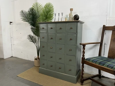 £545 • Buy Magnificent Merchants Chest / Multi Drawer Unit/Apothecary Style Chest