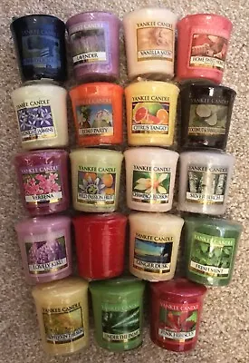 Yankee Candle Assorted Votive Sampler 49g All Sealed Some Rare Retired You Chose • £3
