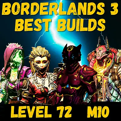 (ps4/5 Pc Xbox) Borderlands 3 - Best Build Amara Flak Moze Zane - Level 72 • $8.99