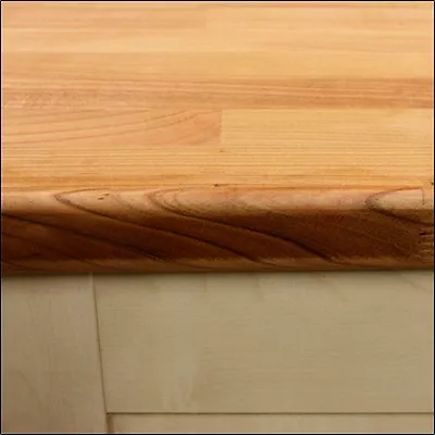 Solid Cherry Wood Kitchen Worktops Wooden Counter Tops 3M And Accessories • £20.95