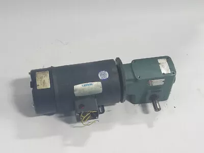 Leeson 1/2HP 1725/1425RPM 575V D56CFC TEFC C/W Gear Reducer 30:1 Ratio  AS IS • $224.99