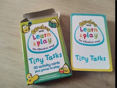 CBeebies Tiny Tasks Cards Complete • £0.99