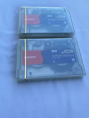 NEW Sony MAGNUS 2.5 (QD9250) SLR4 2.5GB/5.0GB Data Tape Cartridge - (LOT Of 2) • $67.35