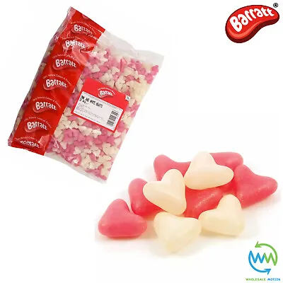 BARRATTS JELLY LOVE HEARTS Sweets VALENTINES DAY Candy WEDDING Heart PICK N MIX • £3.49