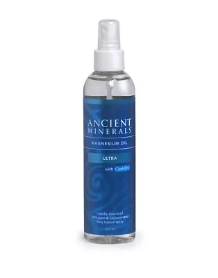 NEW Ancient Minerals Magnesium Oil Ultra 237ml Spray With MSM  • £18.28