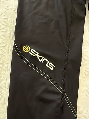 Skins A400 Compression Tights Mens M Black Training Athletic $130 • $42