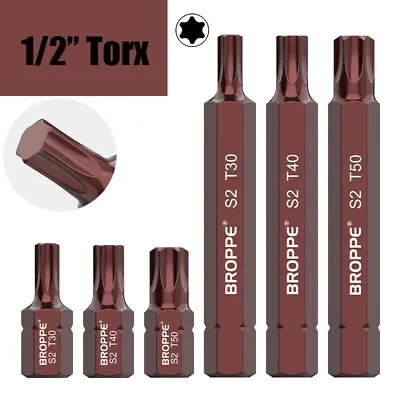 TORX Impact Screwdriver Bit T20 T25 T30 T40 T45 T50 T55 Insert Bit 30mm/75mm • $2.35