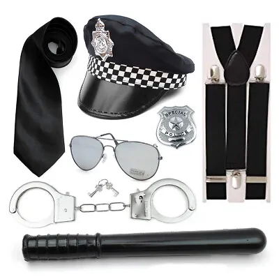 Adult Police Fancy Dress Accessories Costume Cop Outfit Stag  • £23.95