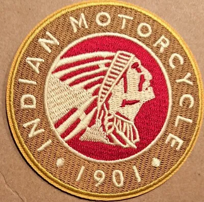 Indian Motorcycle Embroidered Iron On Patch • $7.65