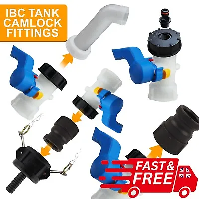 IBC Tank Adapter Adaptor Connector Water Tank Outlet Connection Fitting Tools • £5.50