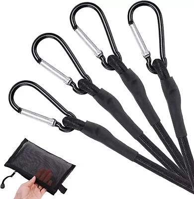 Roll Bungee Cords Set 18in/1.5ft4pcs Heavy Duty Outdoor Bungie Cord Bundle • $11.78