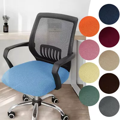 Office Computer Chair Cover Stretch Swivel Slipcover Desk Task Seat Cover☆ • $5.82