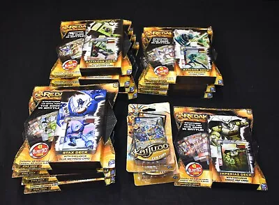 Ultimate 11 New Redakai Blast3D 43 & 2 KaiJudo Evo Fury Tin & 64 Loose Card Lot • $51.20