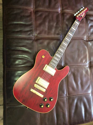 $779.98 • Buy SQUIRE Master Series Chambered Telecaster Guitar HH 2005 Wine Satin FENDER KOREA