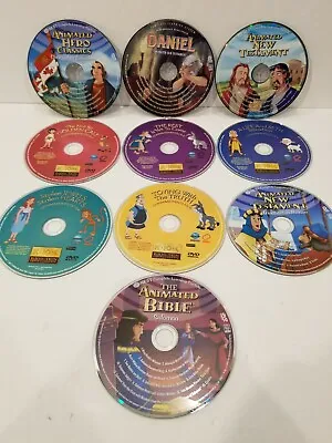 Nest Animated Hero Old/New Testament Living Scriptures Lot Of 10 Discs Only NEW • $16.99