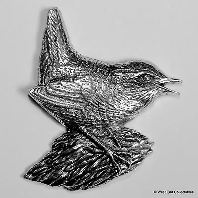 £6.59 • Buy Wren WRNS Pewter Brooch Pin -British Artisan Badge- Women's Royal Naval Service