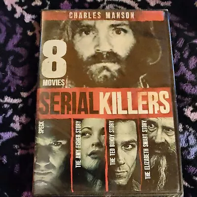 🔥Serial Killers 8 Movies DVD 2-Disc BRAND NEW Manson Bundy Speck Rare NUDITY🔥 • $9.97