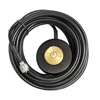 NMO Mount Magnetic Base With 5M Cable W/ Mini UHF Plug For Car Mobile Radio • $12.90