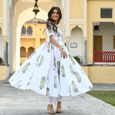 Party Muslin Cotton Salwar Kameez New Designer Suit Indian Pakistani Wear Dress • £49.99