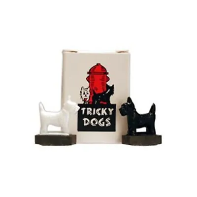 SPINNING DOGS Scotty Dog Magnetic Magnet Tricky Joke Prank Gag Magic Trick Toy • $12.89