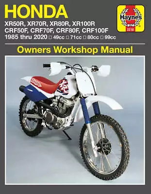 Honda XR50/70/80/100R CRF50/70/80/100F Haynes Repair Service Manual Book • $40.90