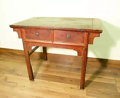 Antique Chinese Ming Painting Table (5717) Cypress Wood Circa 1800-1849 • $974.25