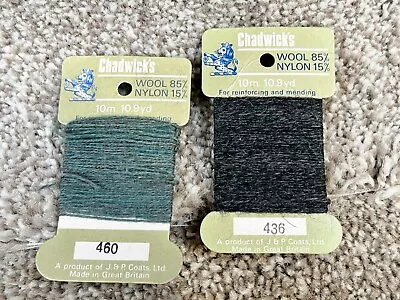 Vintage Chadwicks Mending Yarn Thread Wool / Nylon • £22.99