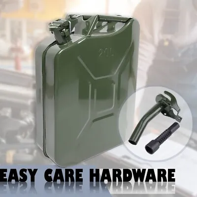 Metal Jerry Can Gas Canister Rubber Nozzle Spout For Standard 20L • $240.99