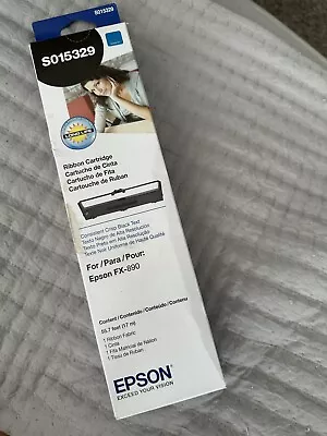 Genuine EPSON S015329 Black Printer Ribbon For  FX890 • $8