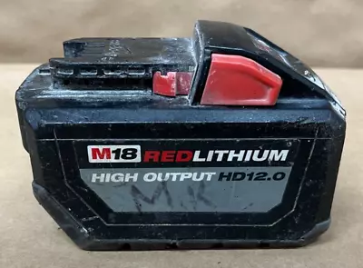 Milwaukee 48-11-1812 M18 RedLithium High Output HD 12.0AH Battery • $84.99