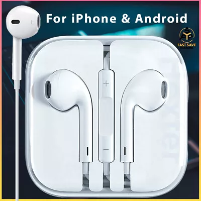 £1.19 • Buy Earphones For Apple IPhone 6 6s Plus 5s IPad Headphones Handsfree With Mic 3.5MM