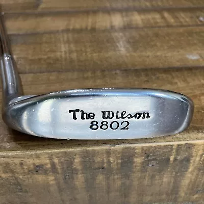 Vintage The Wilson 8802 Putter 35  OG Wilson Staff Grip OEM RH • $84.95