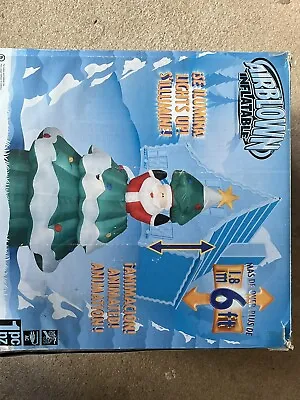 Gemmy Airblown 2010 Animated Santa Christmas Tree • $125