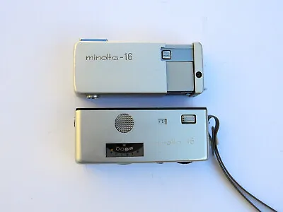 Minolta-16 And Minolta- 16 Model P Subminiature Cameras • $15